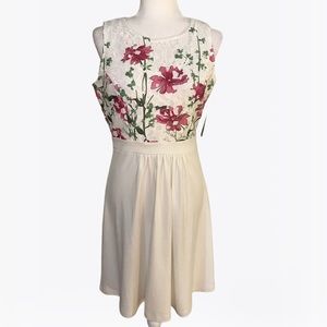 New York & Company Embroidered A-Line Women’s Dress - 4/6